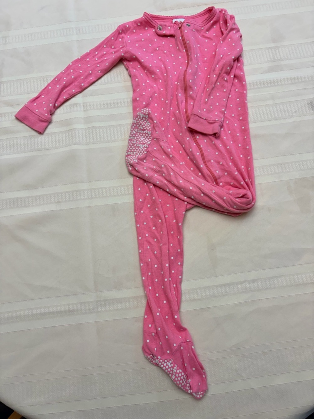 Gerber Pink Polka Dot Footed Pajama